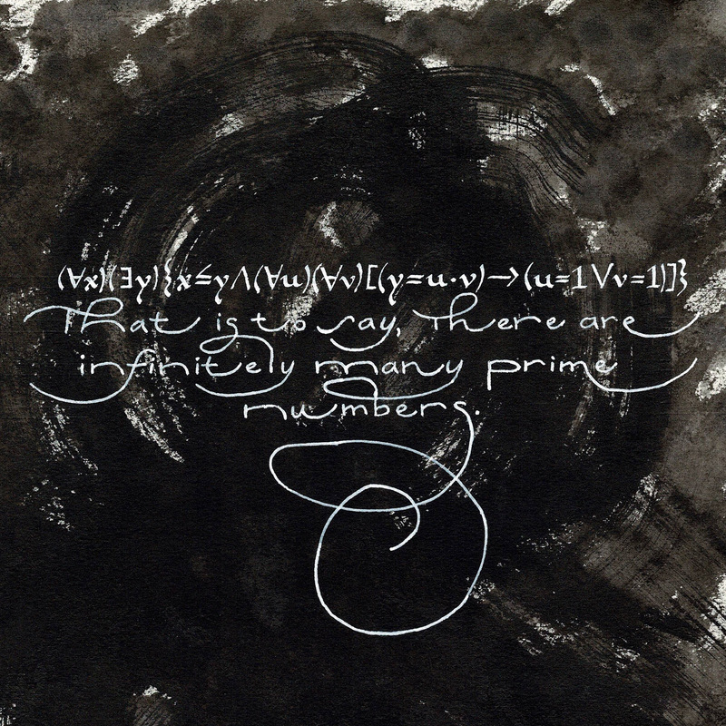 "Infinity." Ink on paper. 30x30 cm (12x12 in.)